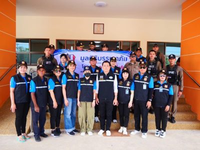 มูลนิธิบรรเทาภัย ผนึกกำลังส่งต่อความห่วงใย มอบถุงยังชีพ 200 ชุด ช่วยผู้ประสบภัยน้ำท่วมศรีนาวา จ.นครนายก